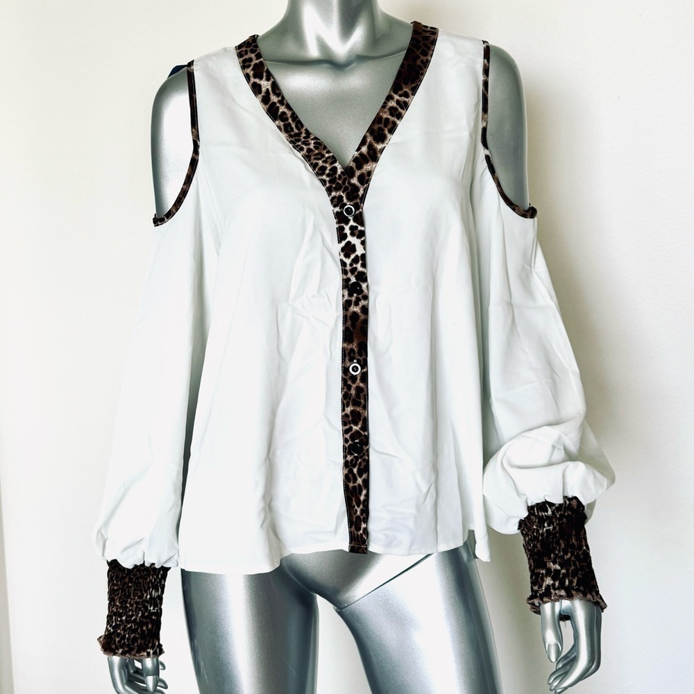 NWT! ALUNA LEVI Blouse, Size L